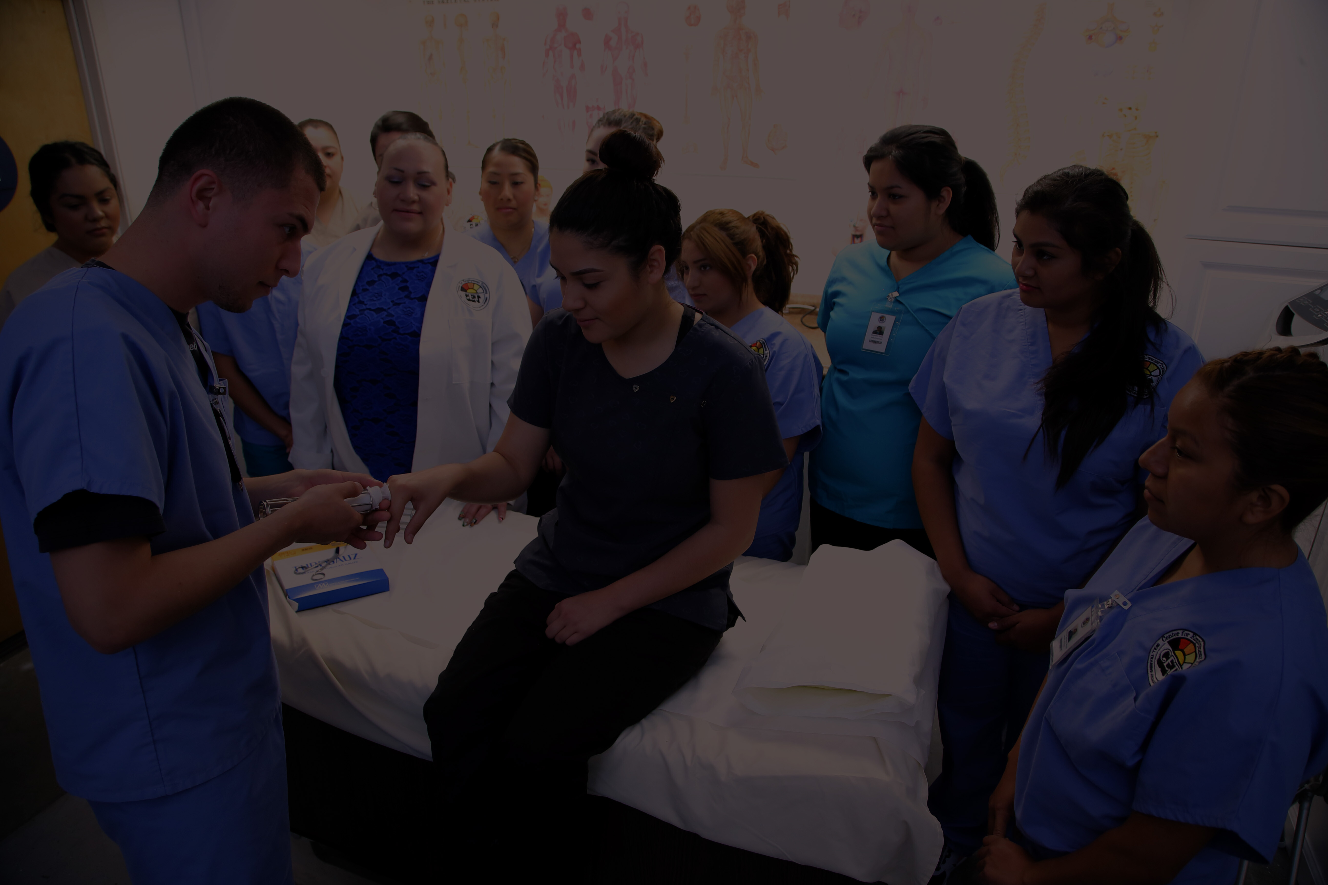Career training for a job in the medical assistant field